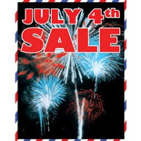4th of July Sale Sign