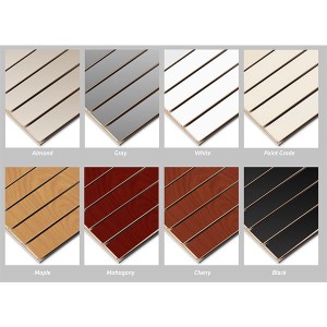 Retail Slatwall Panels in various finishes