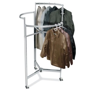 tri-level apparel rack