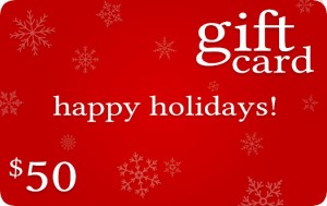 holiday gift card example