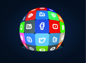 Social Media Globe