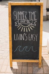 Chalkboard Sign