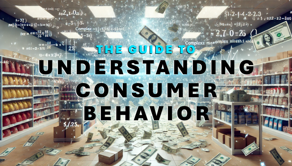 photo of it raining money inside a retail store with complex math equations faintly visible in the air. This vibrant and energetic scene symbolizes prosperity, success, and the importance of data-driven decision-making!