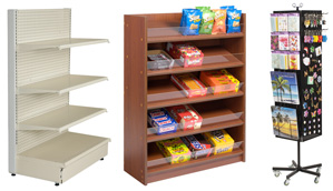 Retail Fixtures for Restocking Consumables and Upgrading Fixtures